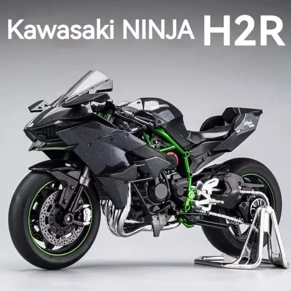 Модель мотоцикла 1:18 Кавасаки Ниндзя H2 R