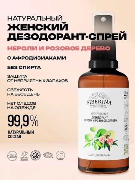 Дезодорант спрей от запаха пота парфюмированный