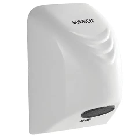 Сушилка SONNEN HD-988, для рук 850 Вт, пластиковый корпус, белая, (604189-4027)