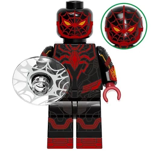 Минифигурка Marvel Майлз Моралес Костюм STRIKE совместимая с Lego конструктор для мальчиков