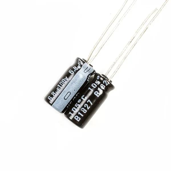 2шт.Конденсатор 100В-6.8мкФ (6.8uF-100V, -40+105C, 5x11мм)
