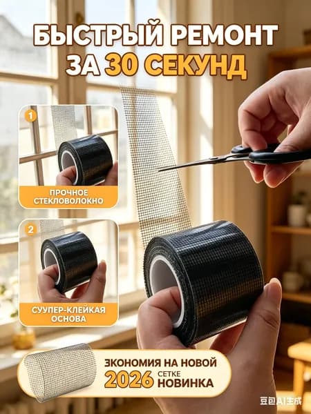 Ремлента для москитных сеток, самоклеящаяся лента-заплатка для ремонта окон и дверей из стекловолокна, сетка для заклеивания дыр и порезов, 2 метра