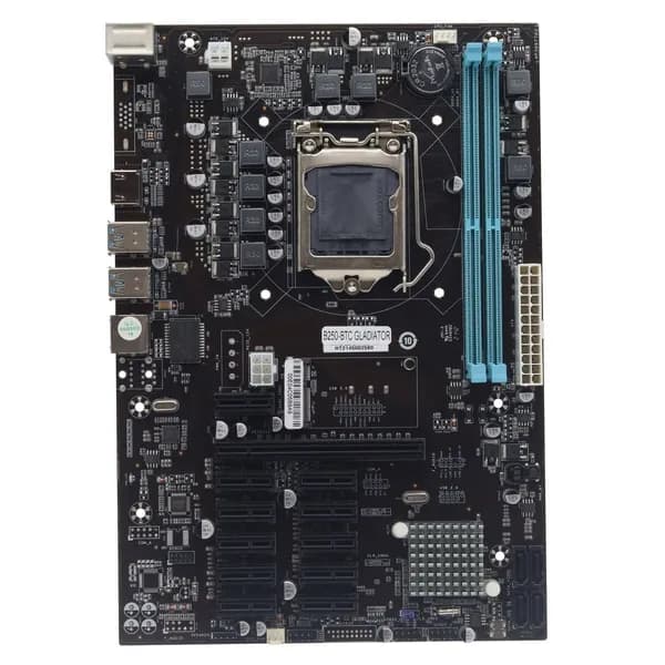 Материнская плата Esonic B250-BTC-Gladiator LGA1151 ATX 2хDDR4 PCI-Ex16 11xPCI-Ex1 HDMI VGA