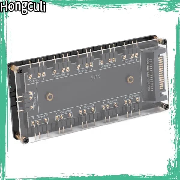 5V 3pin ARGB хаб, 10 портов, универсальный RGB разветвитель для материнских плат