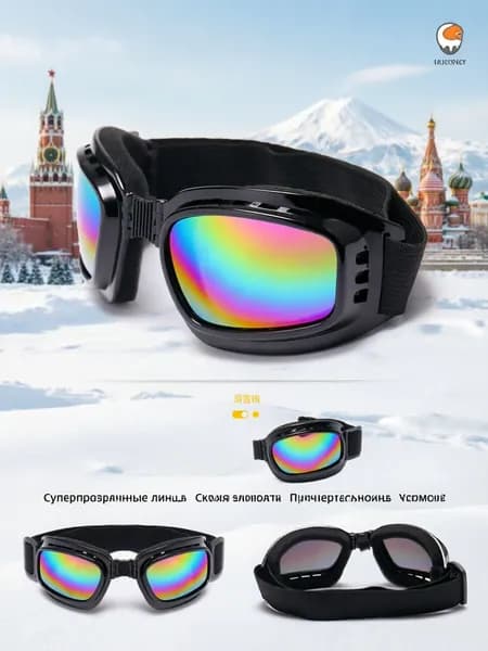 Очки защитные, цвет: Прозрачный, 1 шт.