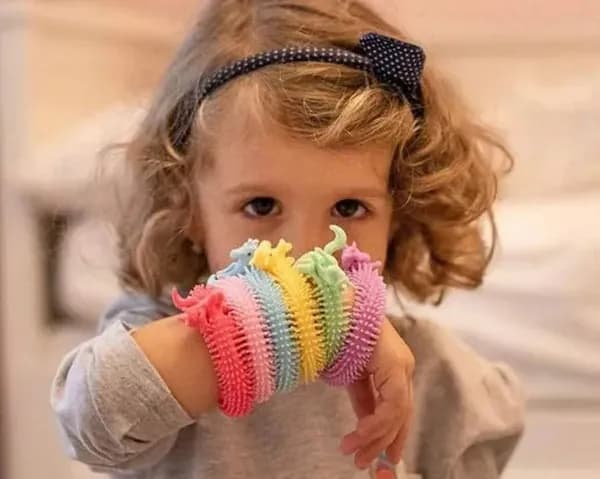 Лапша Тянучка Единорог антистресс , браслет единорога