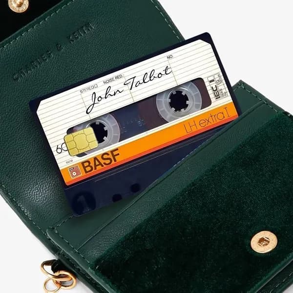 Музыкальная кассета Cassette Music Tape Наклейки на банковские карты, тонкая гибкая защитная набор