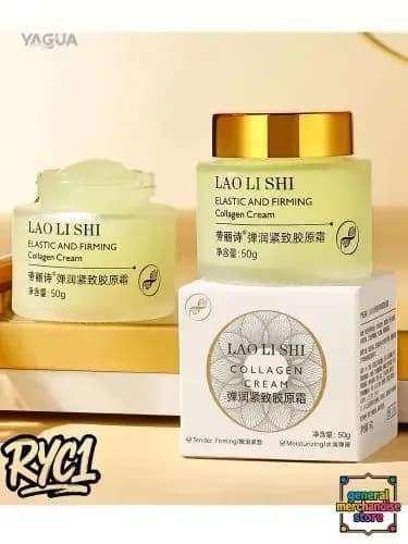 Крем Коллагеновый LAO LI SHI Эластичный и Подтягивающий для Гладкой Кожи Весьма Легкого питания и увлажнения кожи лица