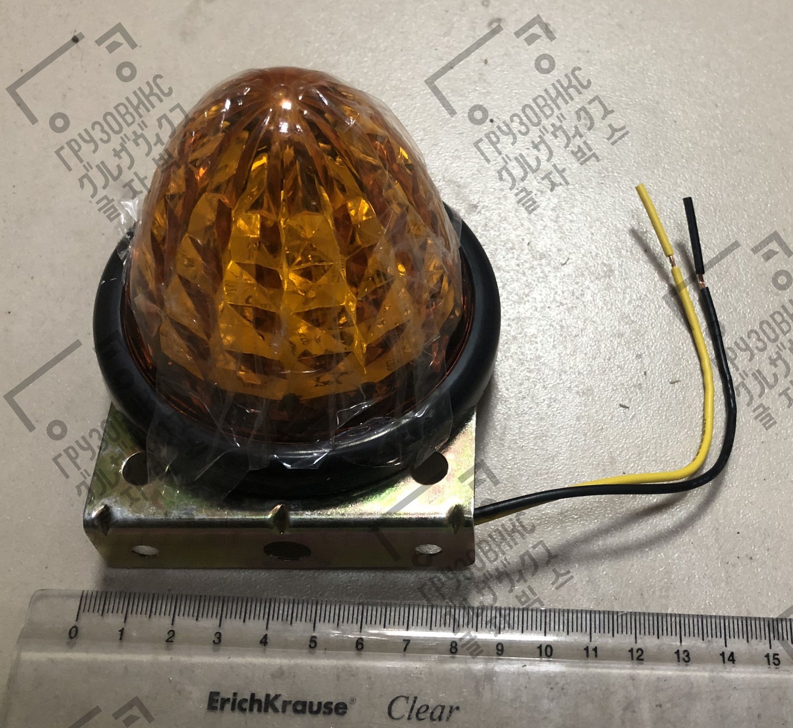 SD-4001Y Габарит универсальный на борт LED 12V/24V желтый, SL