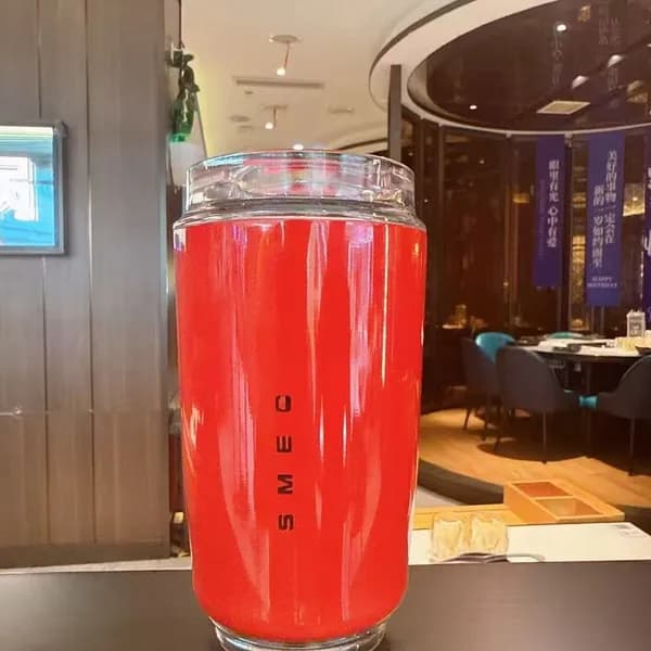 Портативный термоскружка SMEG 50'S STYLE, красный, 240 мл