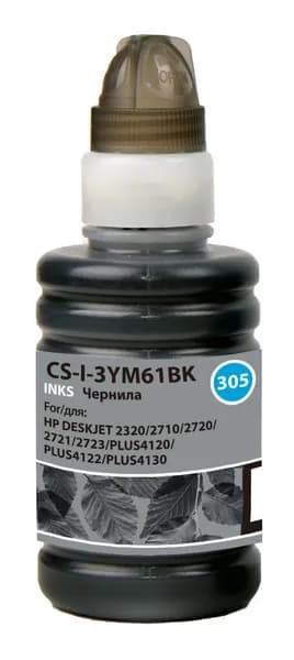 Чернила для HP 305 - 3YM61AE - чернила (CS-I-3YM61BK) 100 мл, черный