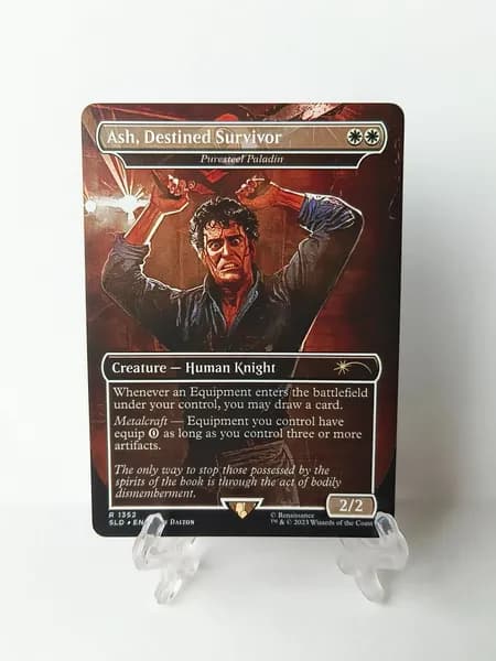 Портативные карты MTG Настройка и прокси Высокое качество без фольги Пепел, Сужденный Выживший1352