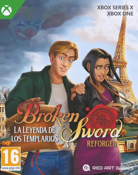 Игра Broken Sword Shadow of the Templars Reforged (Сломанный меч Тень Тамплиеров Перекованный) Xbox One, Series X Диск на Xbox