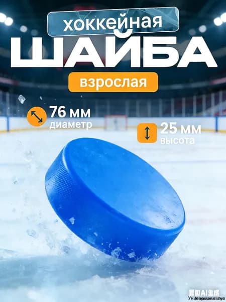 Шайба хоккейная, 1 шт