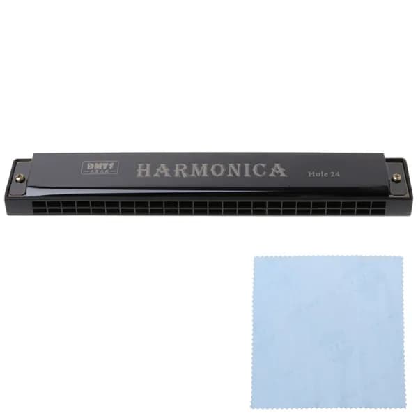 Губная гармошка,Губная гармошка Qin harmonica с 24 отверстиями-черная