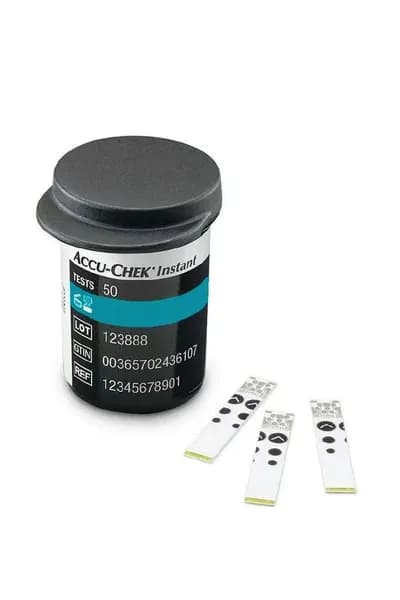 Тест-полоски "Акку-Чек Инстант" (Accu-Chek Instant), 50 штук срок годности 05.2026
