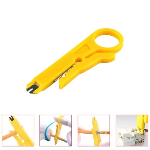 Нож зачистной для UTP, FTP, BNC, TEL, RJ45 для снятия изоляции 5bites LY-503