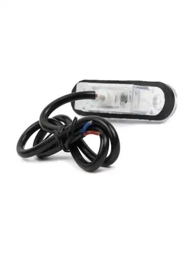 Фонарь габаритный LED белый c проводом L 0.5m на рефрежираторы Schmitz