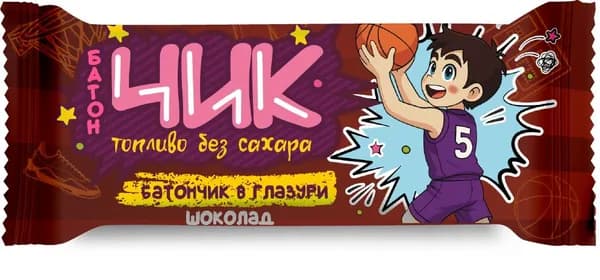 12шт. Батончик глазированный "Шоколад", БатонЧик 0,04кг.