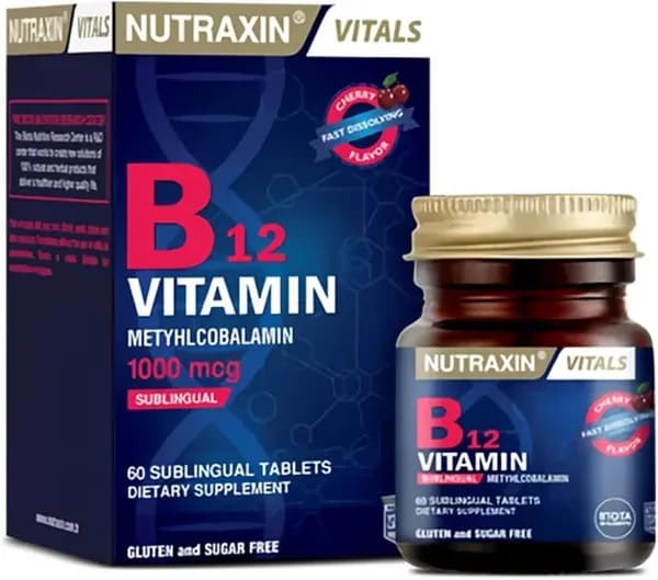 Nutraxin Витамин В12 1000 Мкг - сублингвальная таблетка