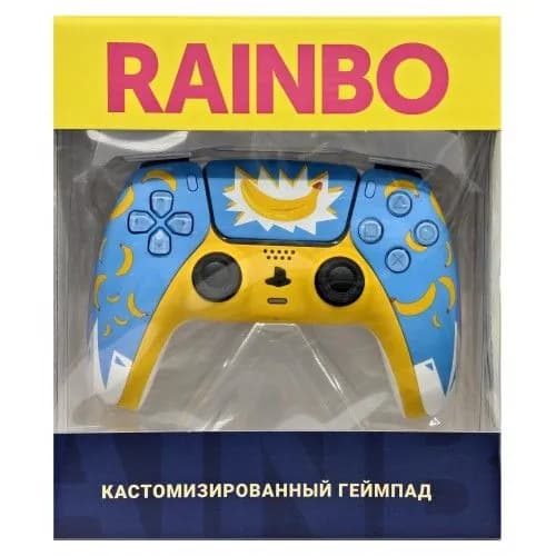 Кастомизированный геймпад Sony DualSense PS5 ,"Frozen Banana" от Rainbo