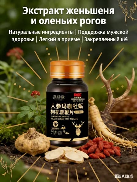 Витаминный комплекс GEALFIS для повышения энергии и иммунитета, 100 таблеток, натуральный тоник, поддержка при физических нагрузках