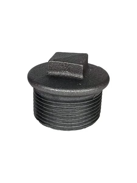 Заглушка чугунная с наружной резьбой 3/4" (Ду20) Fittex Plus / 2шт