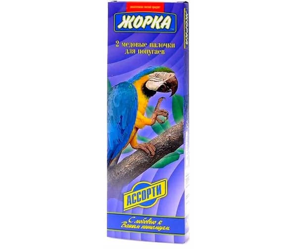 Палочки для попугаев Жорка ассорти