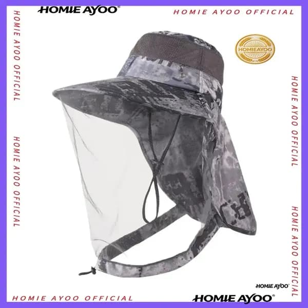 Бейсболка для рыбалки и охоты HOMIE AYOO Мужская рыболовная шляпа с защитой от солнца