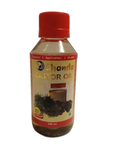 Касторовое масло растительное (Castor Oil) Chanda,100мл.