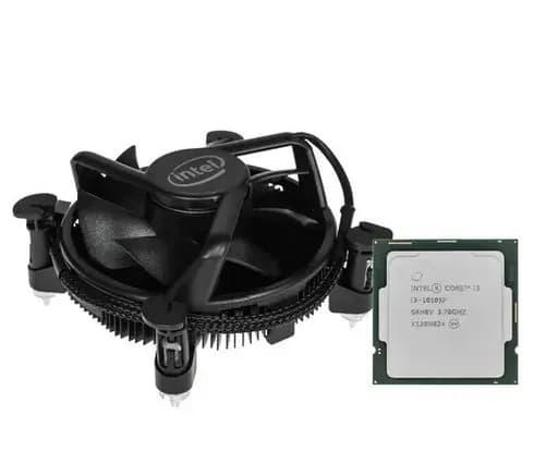 Процессор Intel Core i3-10105F (BX8070110105F) BOX - LGA 1200, 4 х 3.7 ГГц, L2 - 1 МБ, L3 - 6 МБ, 2хDDR4-2666 МГц, TDP 65 Вт, кулер