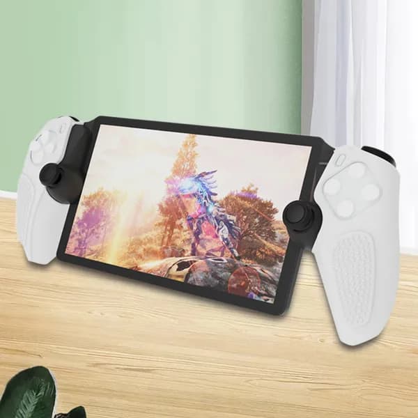Силиконовый чехол для PlayStation Portal (PS5 Portal), белый