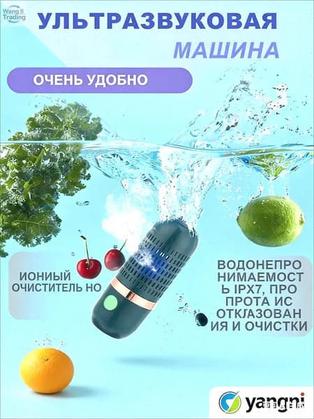 Очиститель продуктов питания, стерилизатор овощей и фруктов-GXXBFC