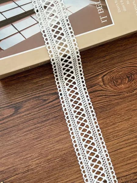 Кружево вязаное шир2 m x 4.3cm cm декоративная лента для одежды, шитья, украшения платьев и нижнего белья