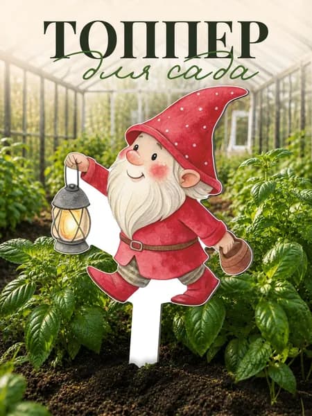 Фигурки для сада Гном