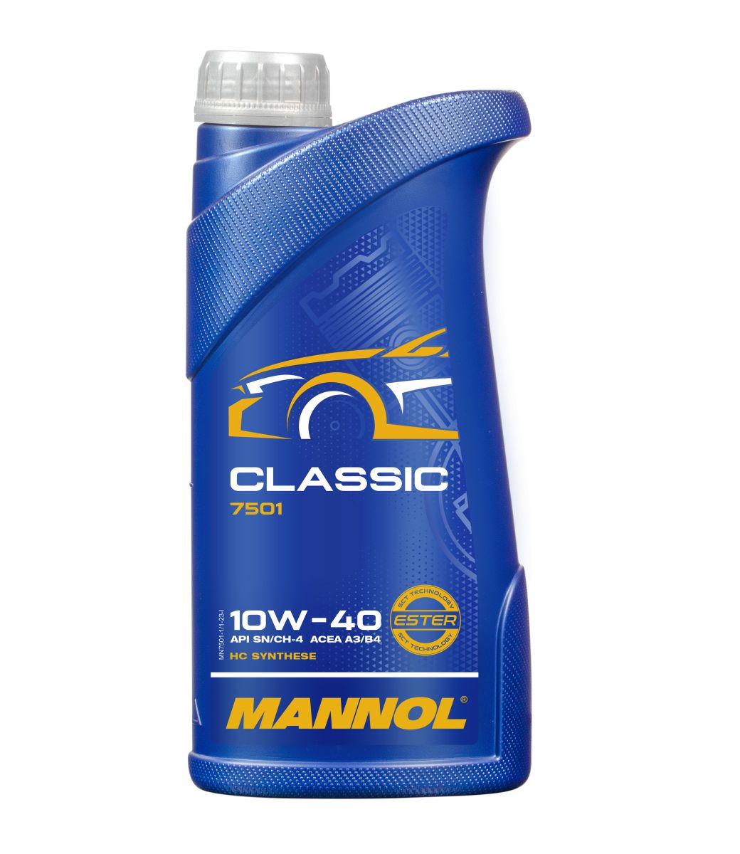MANNOL Classic 10W-40 Масло моторное, Полусинтетическое, 1 л