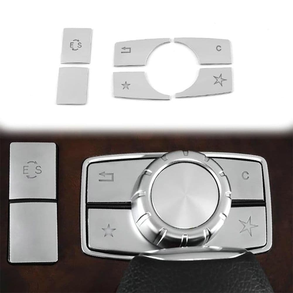 2 шт. Центральная консольная кнопка ручки облицовки для Mercedes Benz E-Class W212 10-15