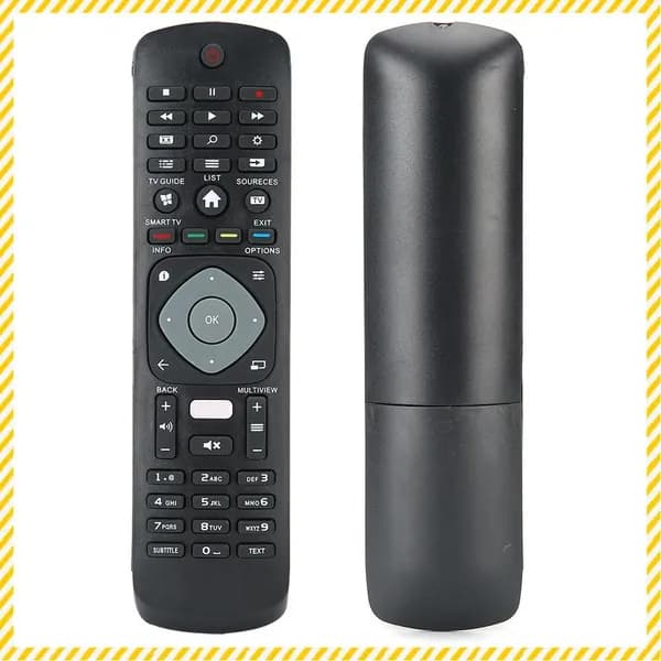 Пульт ДУ, черный, замена для Philips NETFLIX TV, удобный и долговечный, для домашнего использования