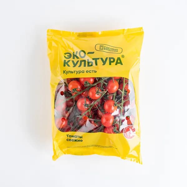 Томаты черри круглые красные, на ветке 500 г