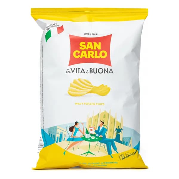 Чипсы картофельные San Carlo Рифленые, 50 г