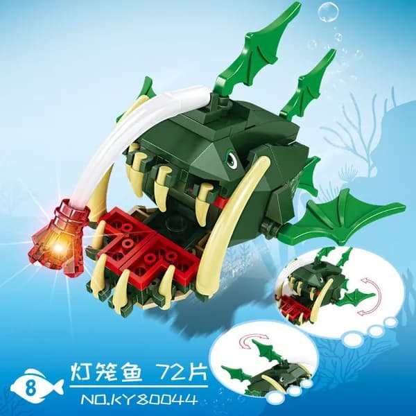 Конструктор Насекомые и морские обитатели, совместимый с Lego