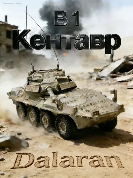 Centauro B1 (Центавр) колесная самоходная истребителя танков NATO для сравнения 1/72 сборная модель без клея + наклейка - Dalaran