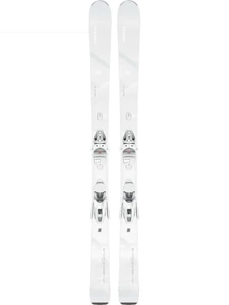 Горные лыжи взрослые женские HEAD e.Absolut Joy + JOY 9 GW SLR BR 85, с креплениями 143 см