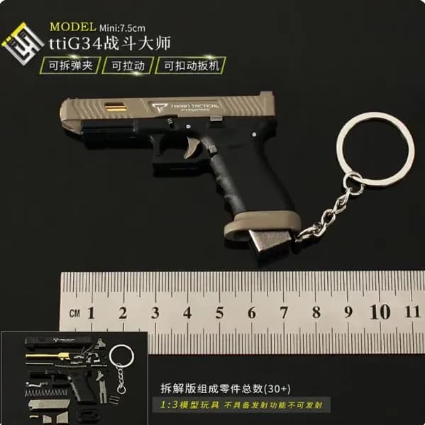 Glock 34 TTI Taran Tactical Брелок для минипистолета из сплава