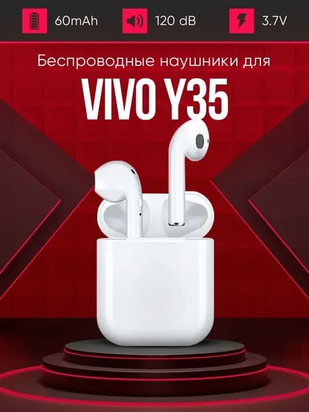 Наушники беспроводные TWS K55, Bluetooth, Lightning, темно-синий