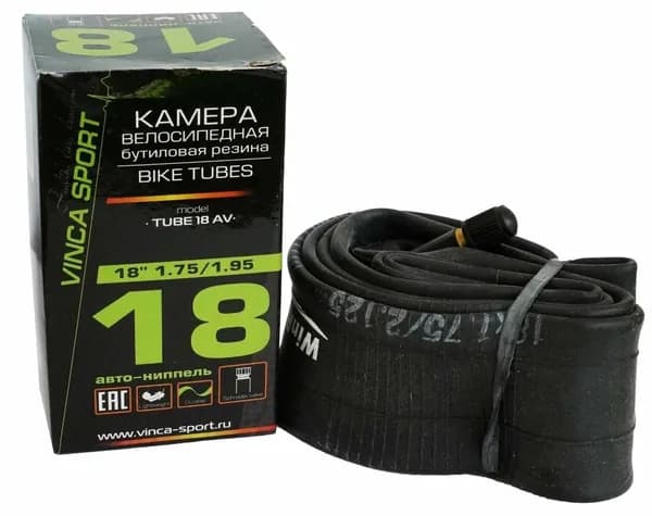 Vinca Sport Велокамера, диаметр колеса:18 (дюймы)