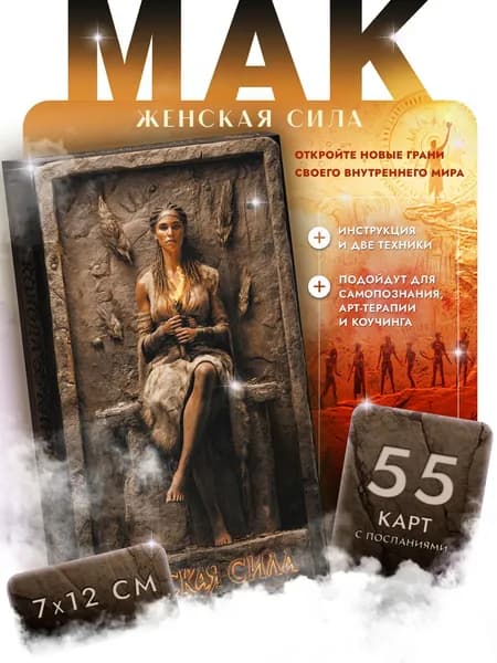 Метафорические карты МАК Женская сила с инструкцией и подсказками