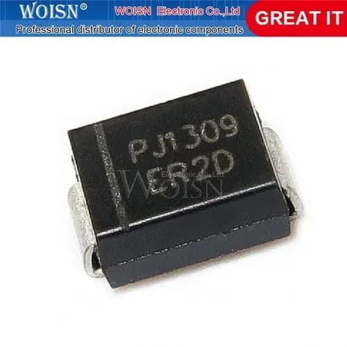 10шт./лот Ultra-fast recovery patch ER2D DO-214AA ER2D original diode SMB 2A 200V Интегральная схема