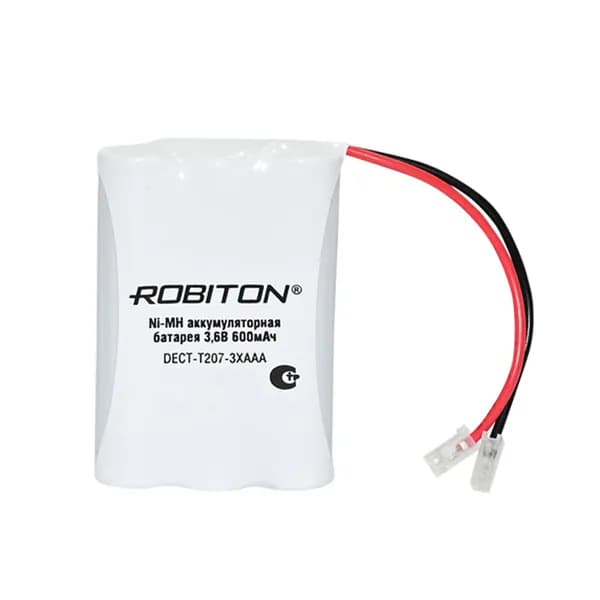 Батарея аккумуляторная ROBITON DECT-T207-3XAAA (аналог Т207) для DECT-телефонов