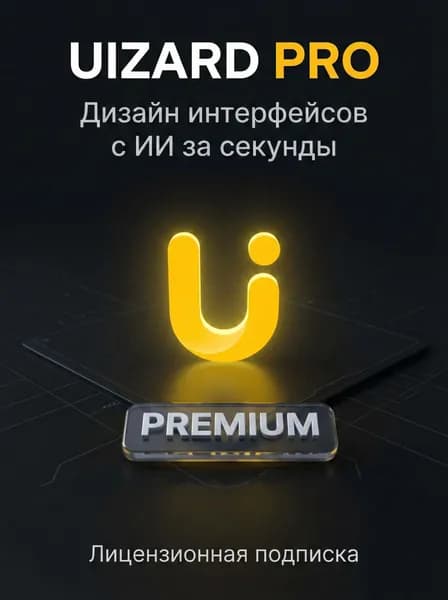Подписка UIzard PRO 1 год - активация официальной подписки уизард про 1 год